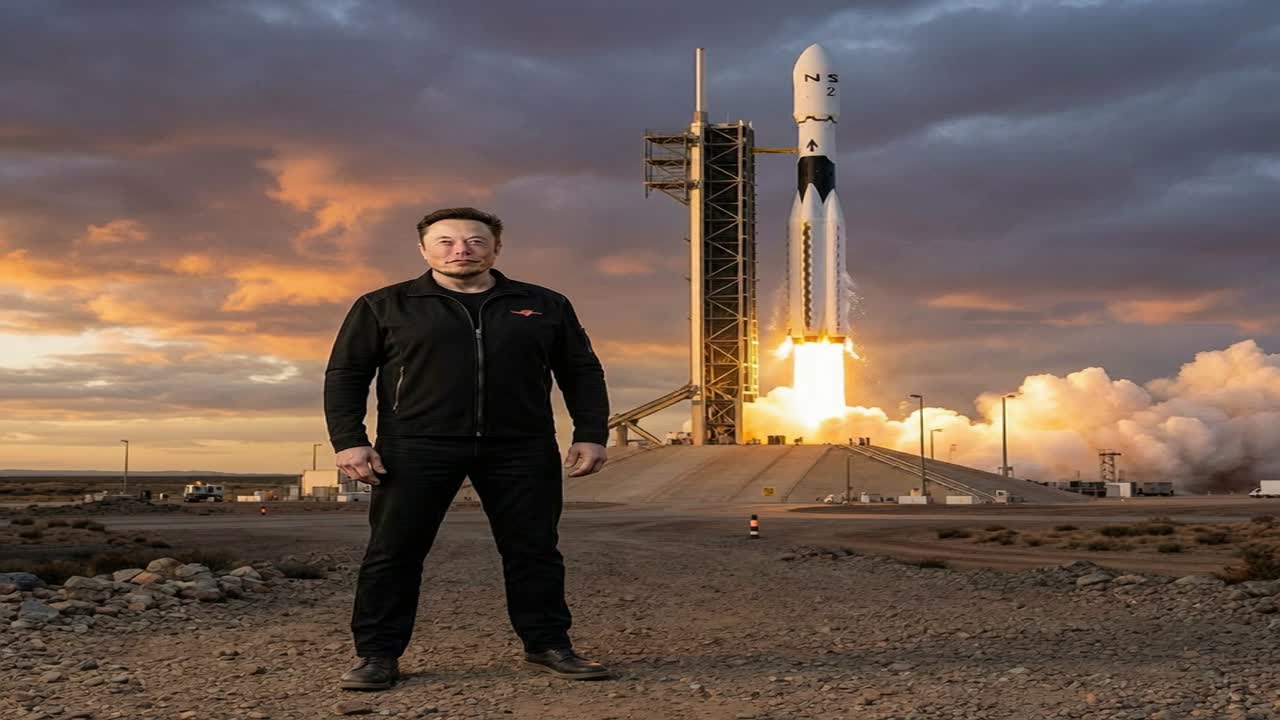 Elon Musk & SpaceX - AI Generated
